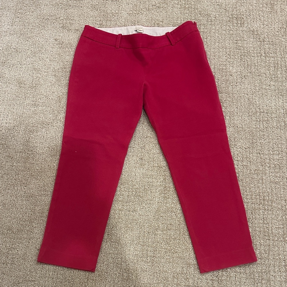 J crew pink Straight-Leg Pants